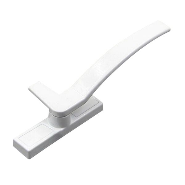 

1pc plastic steel windows white tone zinc alloy grip hand window locking handle