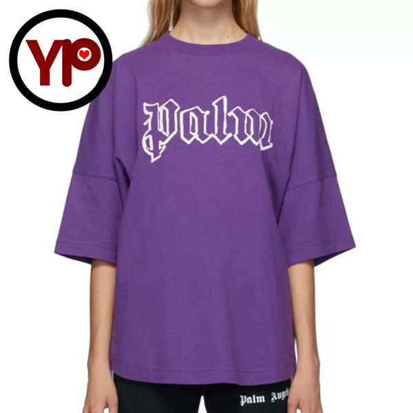 

2020 new angels beauty tide palm butterfly printing angels pa loose casual sports round neck short sleeve t-shirt men and women 0806 15, White;black