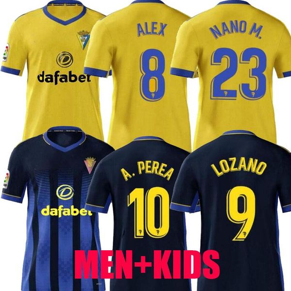 

20 21 Cadiz soccer jerseys CÁDIZ CF camisetas de fútbol 2020 2021 LOZANO ALEX Bodiger Juan Cala CAMISETA A LIGA MEN + KIDS football shirts