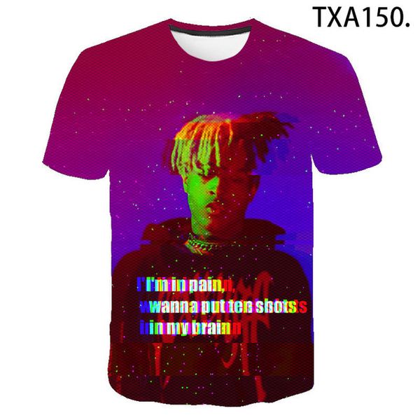 

summer siger xxxtentacion 3d boy girl printed cool 3d print shirts humor graphic graphic men clothing