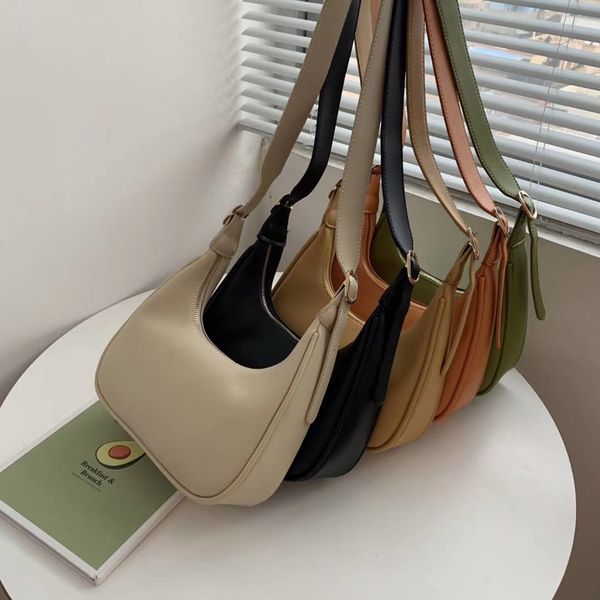 

2020 instagram new small women cambered hobos bag korean youth pillow bag ladies shoulder crossbody pu avocad green
