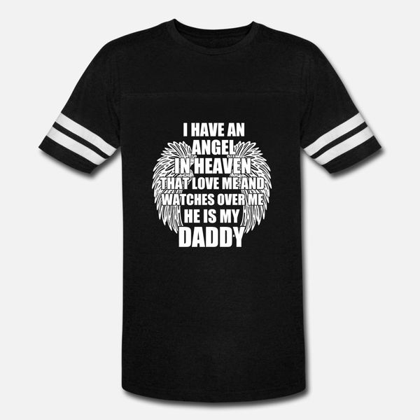 

angel angel daddy t shirt men custom 100% cotton crew neck family cute comical spring autumn formal shirt