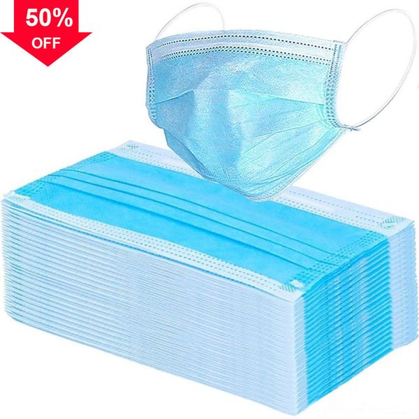 

tek4j black nonwoven profession fabric pm2.5 disposable 4-ply breathable mouth soft elastic face dustproof mask