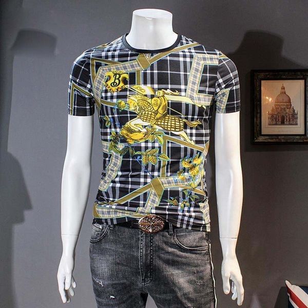 

2020 men's t-shirt women's short-sleeved fashion hip-hop style cotton loose printed t-shirt sweat-absorbent and breathable star th, White;black