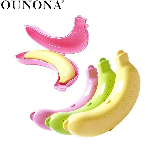

random protector color outdoor case holder banana container for storage ounona travel box fruit wcfhh home2001
