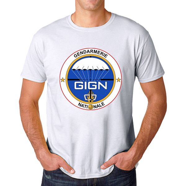 

gign gendarmerie nationale men t-shirt 100% cotton short sleeve