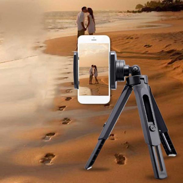 

tripods mobile phone clip tripod live video horizontal vertical self-timer fixed stem universal support -shopping