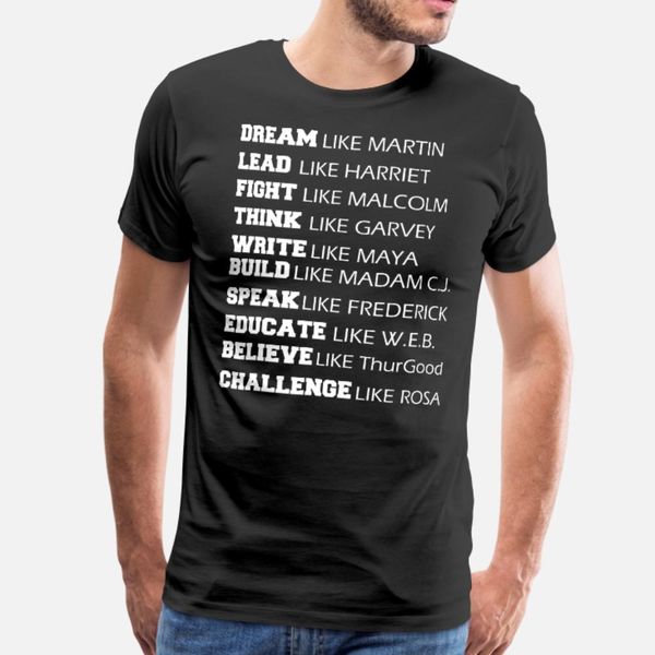 

black power black history month t shirt men custom cotton round collar solid color cute casual spring autumn family shirt