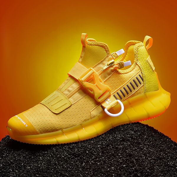 

fashion mens running shoes comfortable zipper breathable walking shoes male outdoor sneaker footwear trainers zapatillas hombre