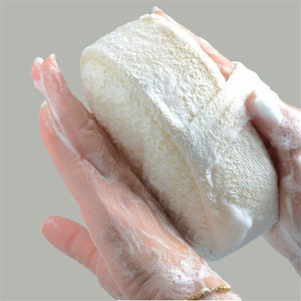 10pcs escova de massagem Natural Loofah Esponja Bola Bath Shower Rub Bath Shower Wash Pot Corpo Esponja Scrubber Durable Saudável