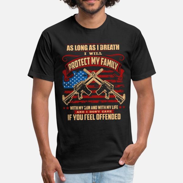 

as long as i breath i protect my family t shirt men designer 100% cotton s-xxxl trend fitness funny spring autumn original shirt