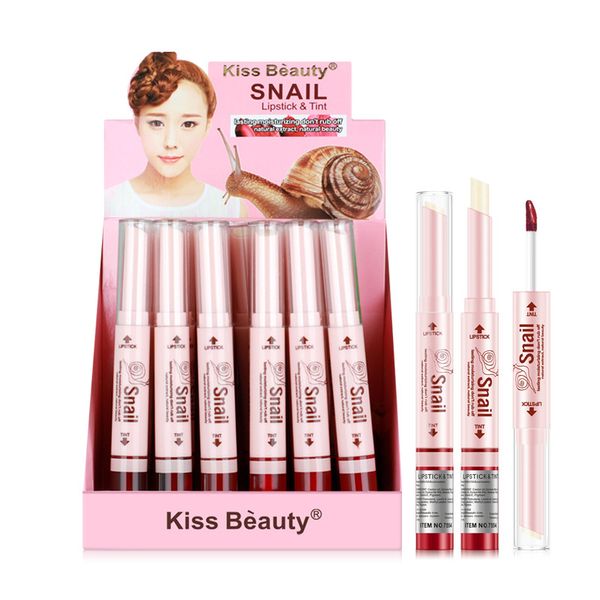 

1 pcs double-ended lip liquid lipstick waterproof lipgloss moisturizing lipsticks @me88