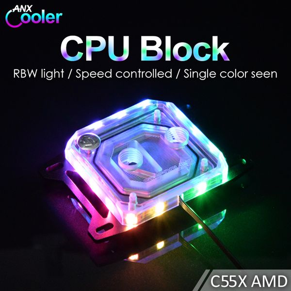 

syscooling syscooling ai-c55xcpu water cooling block for amd ryzen