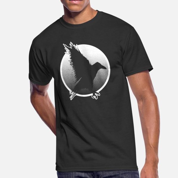 

raven crow bird yoga viking odin's huginn muninn t shirt men print short sleeve size s-3xl cool interesting humor summer slim shirt