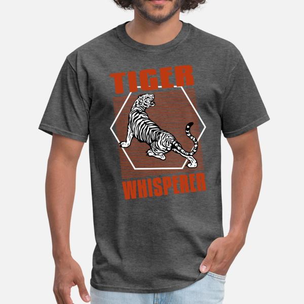 

tiger whisperer hipster t shirt men personalized 100% cotton s-xxxl leisure loose authentic spring autumn trend shirt