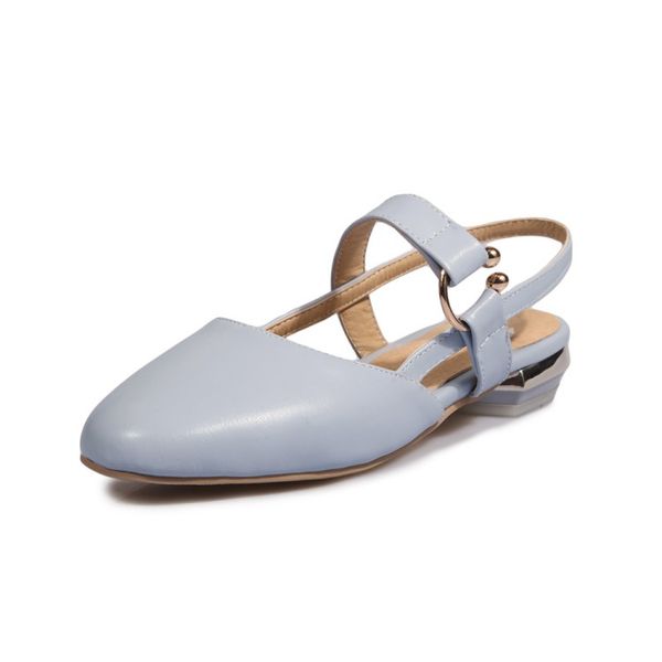 

big sizesquare head simple sandals high heels sandals women shoes woman summer ladies, Black