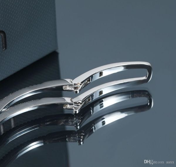 

apm new european and american silver diamond buckle bracelet fashion simple girl bracelet82, Black