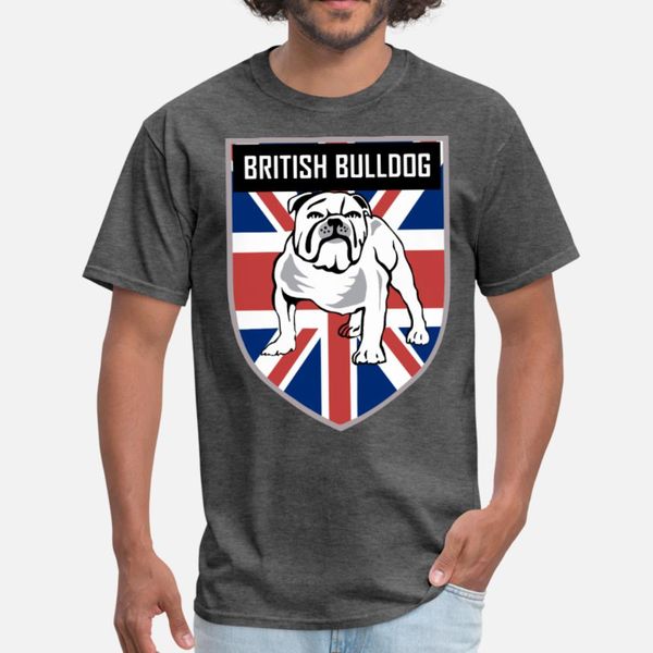 

british bulldog dog s t shirt men printing cotton size s-3xl basic solid interesting authentic spring letters shirt