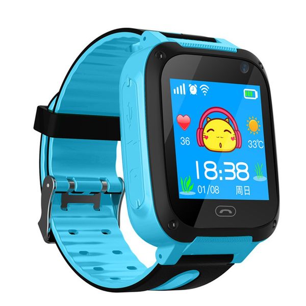 

2020 smart watch for children silicone material sports waterproof positionable card pluggable phone watch