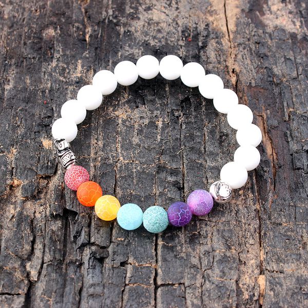 

bohemia elephant energy colorful stone lucky bracelet for women girl vintage simple beads bracelet gifts trendy jewelry 2020, Golden;silver