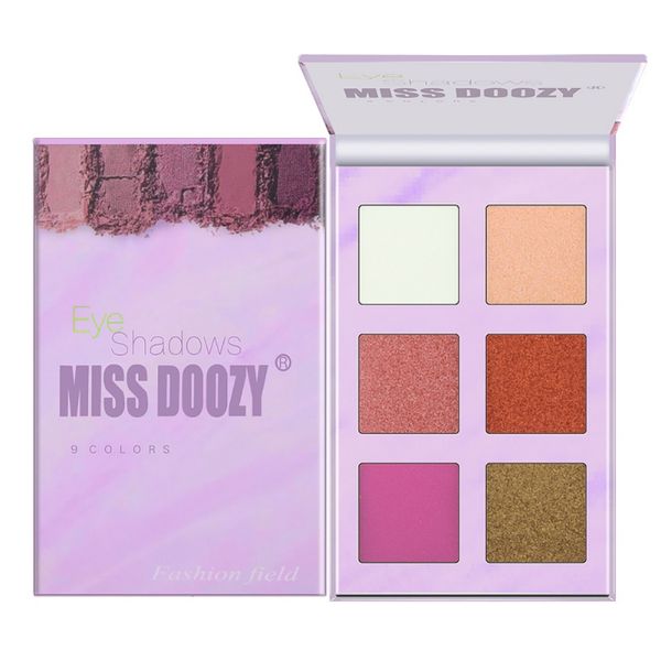 

eye shadow 6 colors smooth creamy powder makeup eyeshadow palette matte shimmer glitter highlight blush