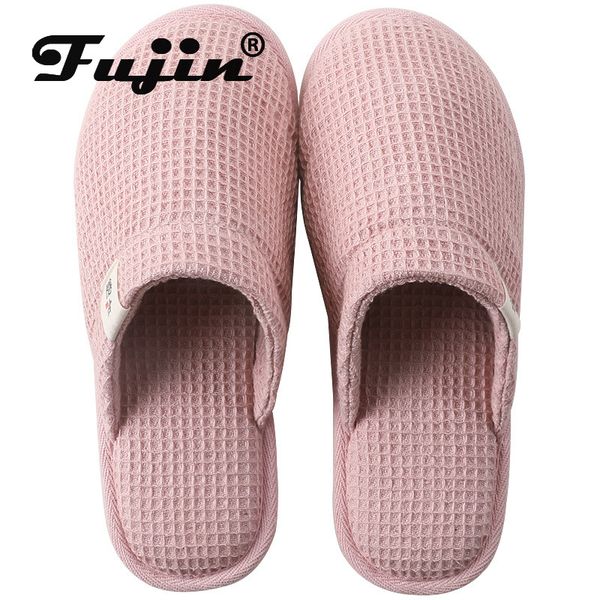 

fujin linen slippers women's summer four seasons mute non-slip soft bottom slippers men's home fashion home deodorant, Black