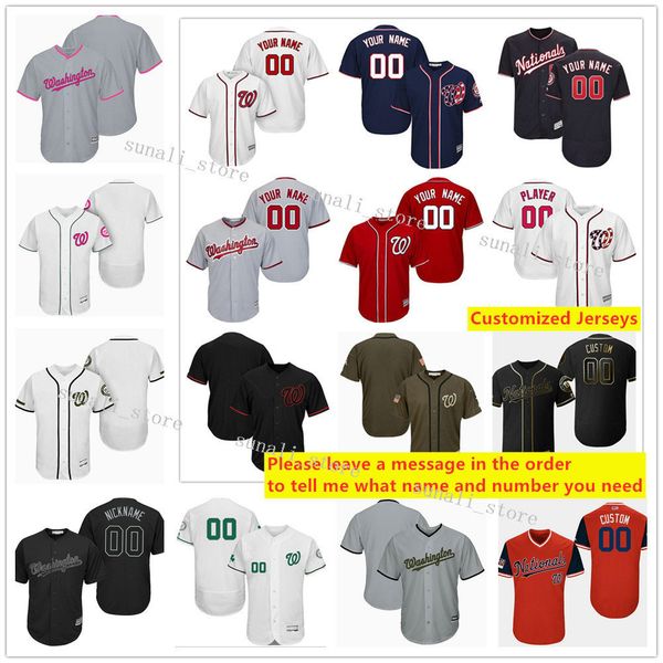 

stitched men women kids 31 max scherzer 37 stephen strasburg 22 juan soto 7 trea turner 47 howie kendrick 46 patrick corbin jerseys, Blue;black