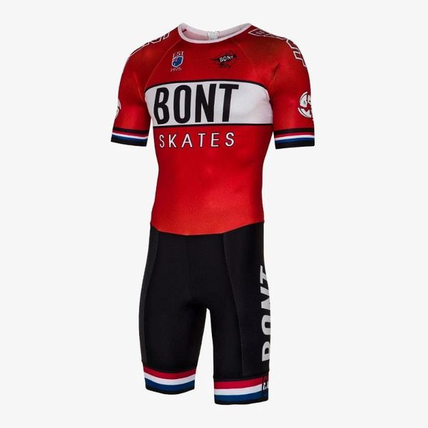 

bont men speed skating racing suit skinsuit pro team fast skate triathlon clothing ropa ciclismo cycling clothes jumpsuit, Black;blue