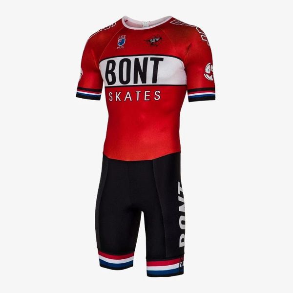 Bont Men Speed ​​катание на коньках гоночный костюм Skinsuit Pro Team Fast Skate Triatholon Одежда ROPA Ciclismo Велоспорт Одежда Комбинезон