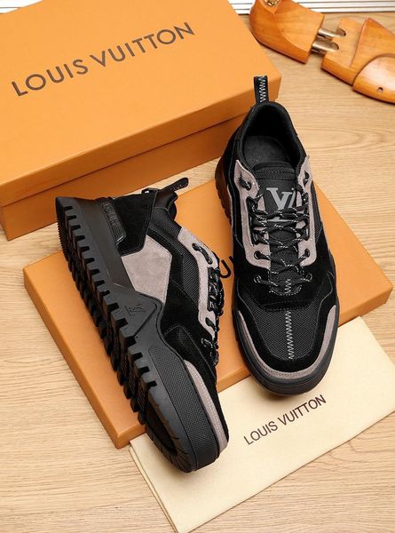 

r luxury casual men's shoes, fashionable trainer sneakers leather lace-up casual sneakers, sizes 38-45 with original box,cc