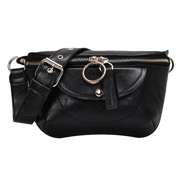 

new-small pu crossbody bags for women fashion chest bag shoulder messenger bag female simple handbags