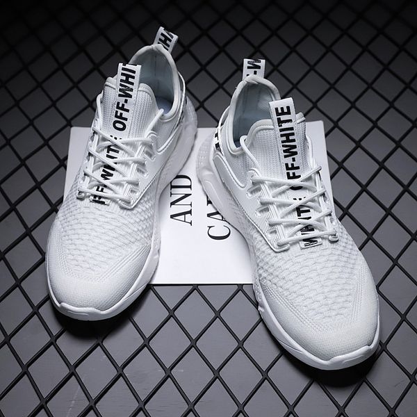 

men's casual shoes summer new style athletic shoes breathable woven trendy versitile fashion comfortable wear-resistan