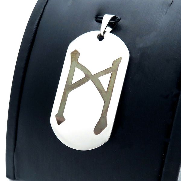 

fashion stainless steel pendant text symbol tag vintage pendant accessories jewelry wholesale tag, Bronze;silver