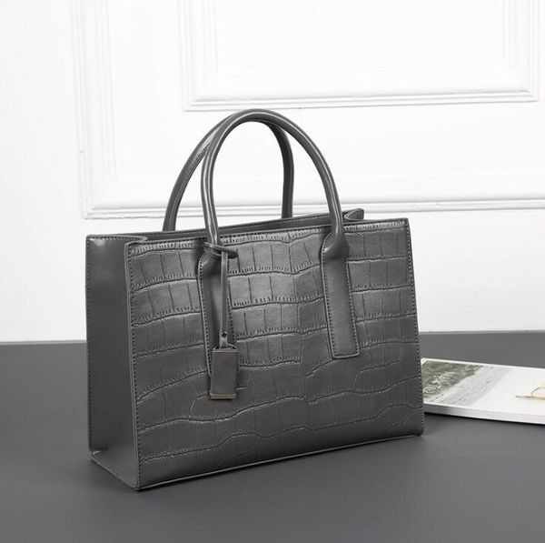 

women handbag alligator totes large capacity dress lady bag temperament business bag
