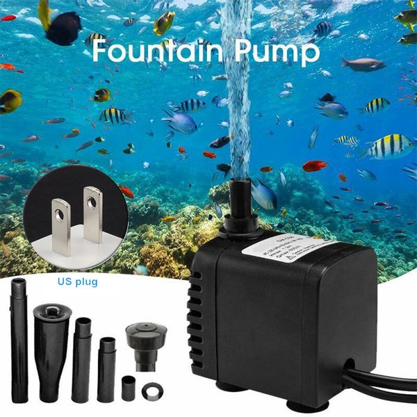 

with led light submersible water pump fountain pond accessories fish tank home
