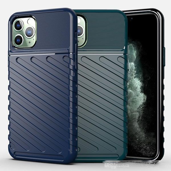

3.5mm thunder series tpu armor case cover for iphone 11 pro 11 pro max xs xr xs max 6 7 8 plus 50pcs/lot