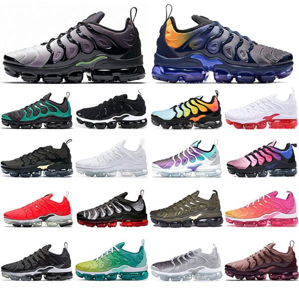 

2020 tn plus women men fashion running shoes cool grey hyper violet black green blue orange mens trainers runner outdoor sports sneakers