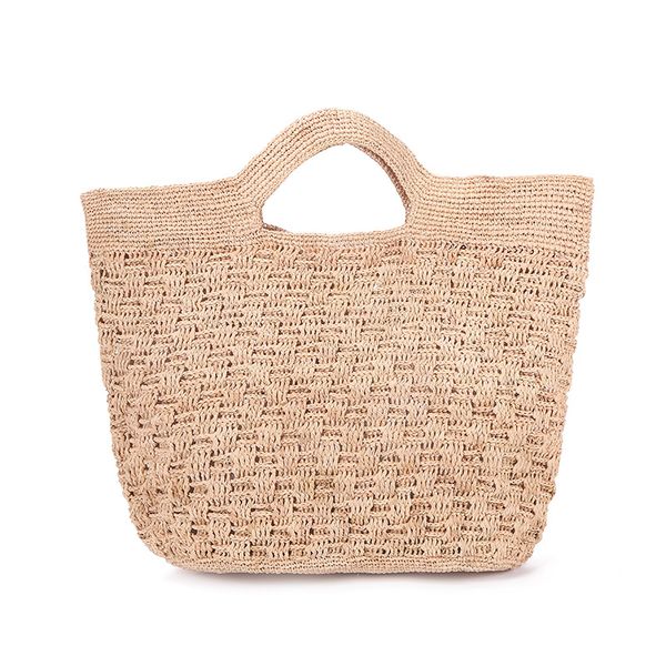 

blooming2020 extra size ladies handmade seaside holiday straw vegetable basket retro woven bags for women