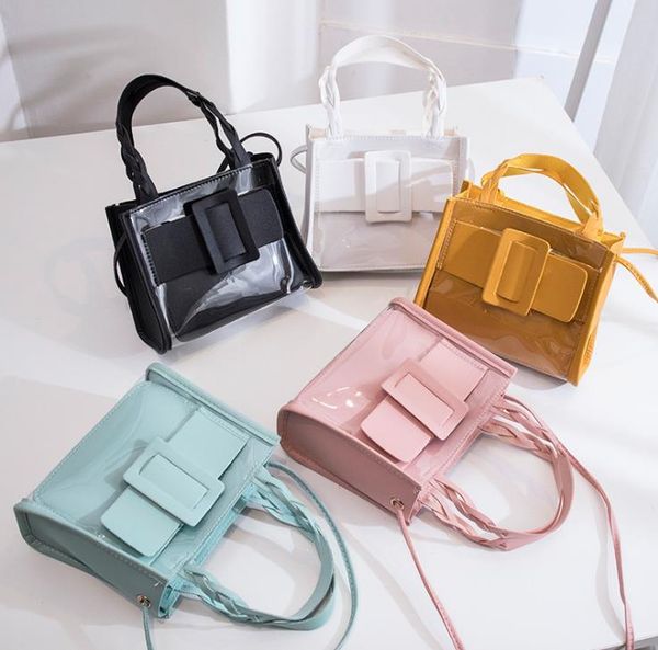 

Fashion 2020 New Transparent Jelly Picture Mother Bag Shoulder Diagonal Mobile Phone Coin Purse