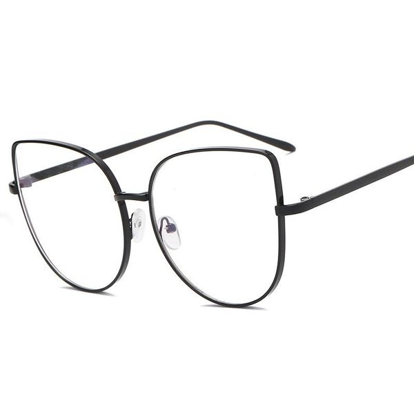 

2019 women sun mirror silver lady gold cat glasses eye new leonlion frame black flat luxury sunglasses metal oversized hoqzx dayupshop, White;black