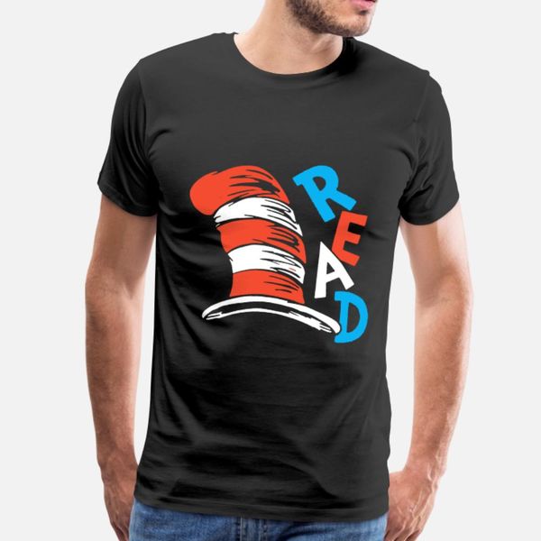 

read across america day t shirt men custom 100% cotton round neck kawaii anti-wrinkle humor summer style standard shirt