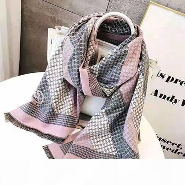

2019 конном экипаже зимний шарф женщины теплый foulard твердая шарфы вскользь платки кашемира bufandas hombre, Blue;gray