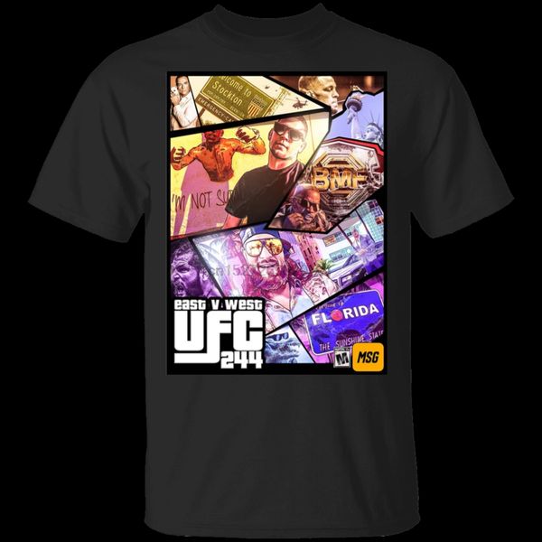 

восток и westharajuku streetwear рубашка men244 nate diaz и хорхе masvidal футболка welterweightmen black