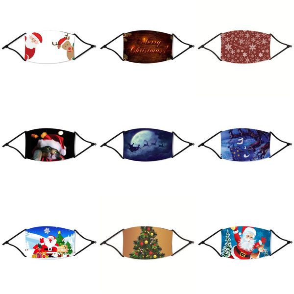 

plastic clear christmas masks transparent lens smile christmas mask anti-fog droplets restaurant l restaurants catering christmas mas#30633, Black