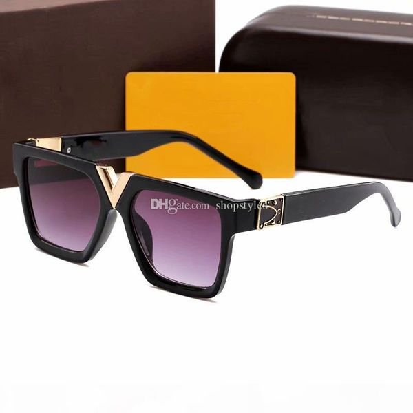 

luxury millionaire sunglasses for men popular fashion full frame vintage 2371 sunglasses mens glasses anti-uv400 lens with box, White;black