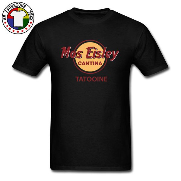 

футболка мос эйсли cantina tatooine tshirts для мужчин лето / осень одежды 100% хлопок вокруг шеи мужские