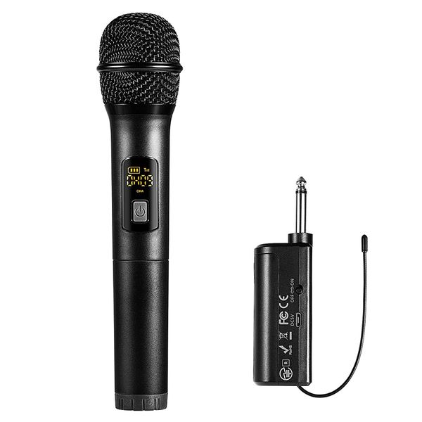 

a+k380j professional microphone uhf wireless lightweight with receptor various frequency 10 channel