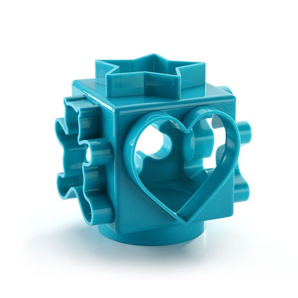 

6 in 1 diy baking pastry tool round five-pointed star cookie cutter biscuit mold