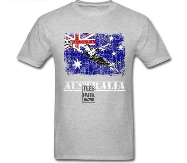 

printing t shirt australia flag soccers footballer cool tees short sleeve clothes man clear offensive 2020 hot, White;black