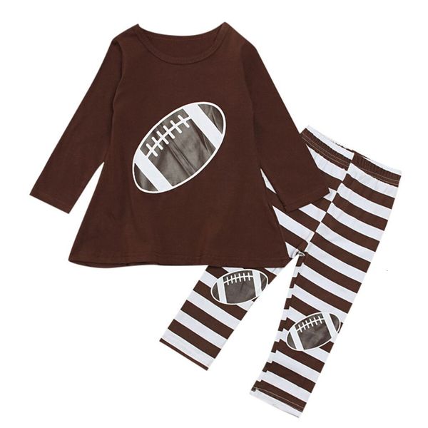 

clearance excelent lovely baby girls toddler kids baby girls print t shirt striped pants 2pcs outfits sets z0213, White